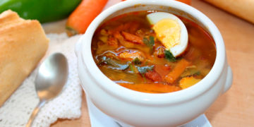 Receta de sopa de verduras