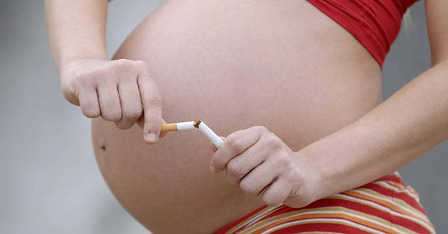 Las complicaciones de fumar en el embarazo