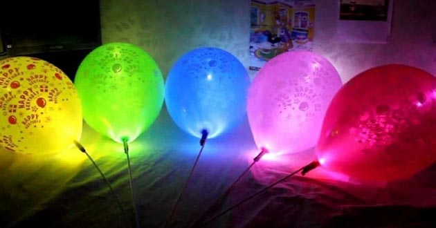 Cómo hacer globos luminosos para una fiesta