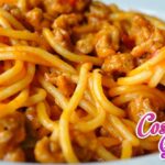 Receta de espaguetis con carne
